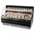 Turbo Air TOM-60LB-N 63 Horizontal Open Display Merchandiser, Low Profile, Black - 1 Shelf