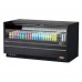 Turbo Air TOM-60UC-B-N 60 Low Profile Black Drop-In Horizontal Open Display Case w/ Solid Side Panel - 9 Cu. Ft.