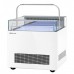 Turbo Air TOS-30NN-D-W 30 White Open Display Sandwich & Cheese Merchandiser with Top Shelf - 1.3 Cu. Ft.
