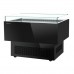 Turbo Air TOS-40PN-B 40 Black 4-Sided Open Display Sandwich & Cheese Merchandiser - 1.9 Cu. Ft.