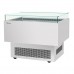 Turbo Air TOS-40PN-S 40 Stainless Steel 4-Sided Open Display Sandwich & Cheese Merchandiser - 1.9 Cu. Ft.