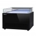 Turbo Air TOS-50NN-B 50 Black Open Display Sandwich & Cheese Merchandiser - 2.35 Cu. Ft.
