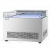Turbo Air TOS-50NN-S 50 Stainless Steel Open Display Sandwich & Cheese Merchandiser - 2.35 Cu. Ft.