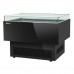 Turbo Air TOS-50PN-B 50 Black 4-Sided Open Display Sandwich & Cheese Merchandiser - 2.5 Cu. Ft.