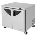 Turbo Air TUF-36SD-N Super Deluxe Series 36 Two Door Undercounter Freezer - 9 Cu. Ft.