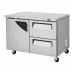 Turbo Air TUF-48SD-D2-N 48 Super Deluxe Series 1 Door & 2 Drawer Undercounter Freezer - 12 Cu. Ft.