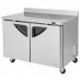 Turbo Air TWF-48SD-N 48 Super Deluxe Series Two Door Worktop Freezer - 12 Cu. Ft.