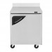 Turbo Air TWR-28SD-N 28 One Section Worktop Refrigerator - 7 Cu. Ft.