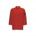 Winco UNF-6RM Mens Red Long Sleeved Tapered Fit Chef Jacket, Size M