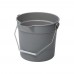 Winco UPP-14G 14 Quart Gray Polyethylene Utility Pail