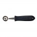 Winco VP-307 Stainless Steel 6 1/2 Melon Baller with Soft Grip Handle