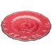 Winco WDM001-502 Ardesia Luzia Red Melamine Hammered Plate, 11