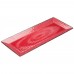 Winco WDM001-508 Ardesia Luzia Red Melamine Rectangular Plate, 19 x 8