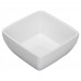 Winco WDM009-203 Linza 17 oz. White Square Melamine Sauce Dish