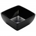 Winco WDM009-305 5 Qt. Ardesia Linza Black Melamine Square Bowl