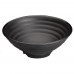 Winco WDM012-302 Kumata 9 Black Round Melamine Soup/Cereal Bowl