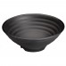 Winco WDM012-302 Kumata 9 Black Round Melamine Soup/Cereal Bowl