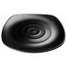 Winco WDM013-306 Ardesia Rika Black Melamine Square Plate, 13-3/4