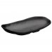 Winco WDM016-301 Ardesia Konno Black Melamine Rectangular Plate, 11-3/8 x 5-1/2