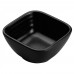 Winco WDM017-301 Haruki Melamine 2-5/8 Black Square Sauce Bowl