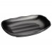 Winco WDM018-301 Ardesia Hiroto Black Melamine Rectangular Plate, 7-3/4 x 5
