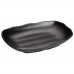 Winco WDM018-302 Ardesia Hiroto Black Melamine Rectangular Plate, 8-3/4 x 5-1/2