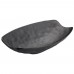Winco WDM019-307 Kaori 10 x 6-1/4 Black Oval Melamine Bowl