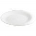 Winco WDP004-203 Ocea 12 Porcelain Creamy White Oval Dinner Plate