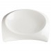 Winco WDP005-103 Ardesia Carzola 10 Porcelain Bright White Square Deep Bowl
