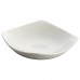Winco WDP013-103 Lera Bright White 5-1/4 Square Porcelain Plate