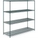 24D x 72L x 64H Green Epoxy Wire Shelving Kit, 4-Shelf, NSF Listed 24D x 72L x 64H Green Epoxy Wire Shelving Kit, 4-Shelf, NSF Listed