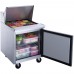 Dukers DSP29-12M-S1 29" One Door Mega Top Refrigerated Salad Prep Table