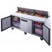 Dukers DSP72-18-S3 72" Triple Door Regular Top Refrigerated Salad Prep Table