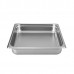 2/3 Size 2 1/2 inch Deep 24 Gauge Stainless Steel Anti Jam Steam Pans