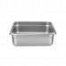 2/3 Size 4 inch Deep 24 Gauge Stainless Steel Anti Jam Steam Pans