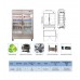 Westlake Kitchen 49 Cu.ft Commercial Glass Door Reach-In Refrigerator