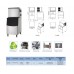 500 lb. Air Cooled Cube Ice Maker with Bin 375 lb.
