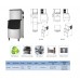 350 lb. Air Cooled Cube Ice Maker with Bin 275lb.
