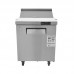 Eqchen KSR-27B, Commercial 28 8 Pan Salad Sandwich Food Prep Table Refrigerator 7.5 cu.ft. NSF