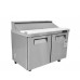 Eqchen KSR-48BM, Commercial  48 18 Pan Salad Sandwich Food Prep Table Refrigerator Mega Top