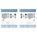 2 Door Undercounter Refrigerator, 60 Inch Under Counter Cooler