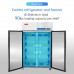 WESTLAKE WK-48R 2 door 48" Reach In Upright refrigerator, 36 Cu.ft