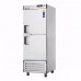 Everest EBWFH2 29-1/4 inch One Section Two Half Door Upright Reach-In Freezer
