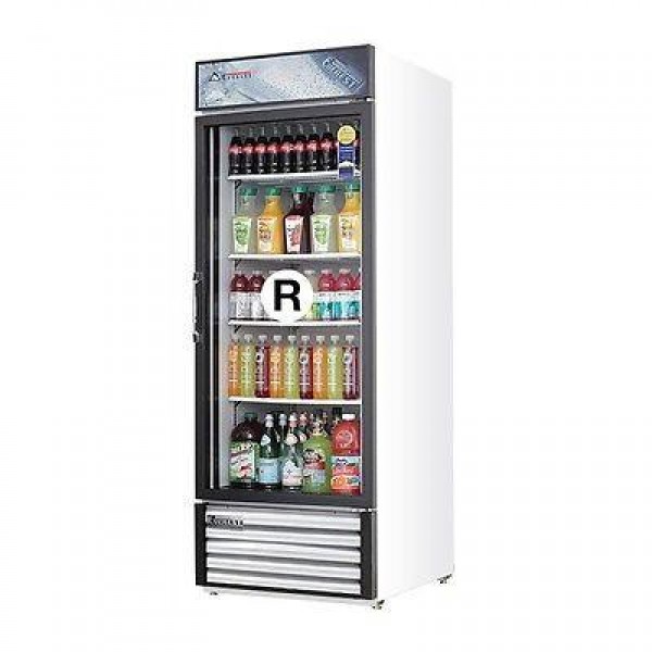 Everest EMGR24 28 inch Single Glass Door Merchandiser Refrigerator (Swing Door)
