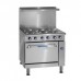 Imperial Range IR-6-E 36 inch Electric 6 Burner Restaurant Range with Standard oven