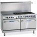 Imperial Range IR-6-G24 60 inch Restaurant Range 6 Gas Burner w/24 inch Griddle and 2 Ovens