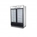 Migali C-49FM-HC 54 2/5 inch Two Section Display Freezer w/ Swing Doors - Bottom Mount Compressor, White, 115v
