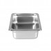 Quarter Size 2-1/2 inch Deep 22 Gauge Stainless Steel Anti Jam Pans