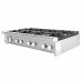 Radiance TAHP-48-8 48 inch Counter Top 8 Burner Gas Commercial Hotplate