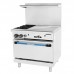 Radiance TARG-2B24G 36 inch 2 Burner Range and 24 inch Griddle with Standard Oven